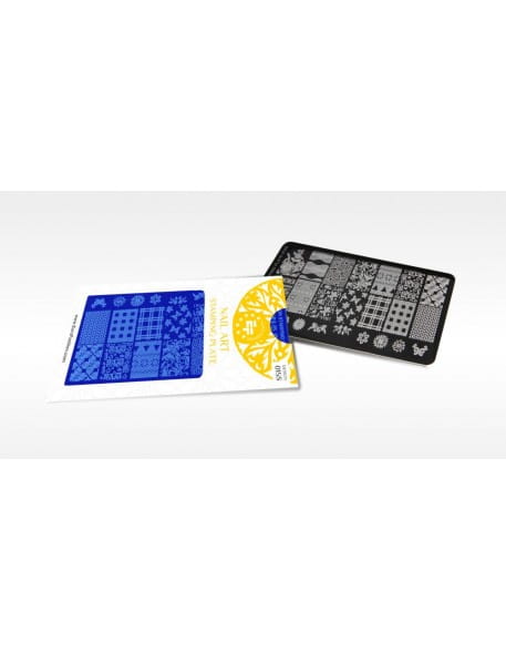 Płytka do stempli Euro Fashion Nail Art Stamping Plate - 015S
