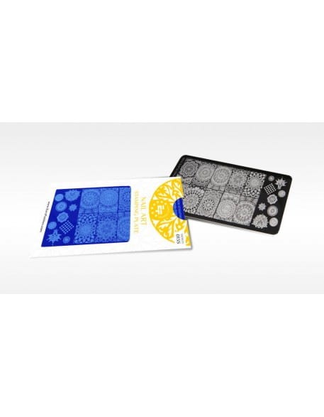 Płytka do stempli Euro Fashion Nail Art Stamping Plate - 013S