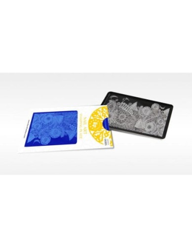 Płytka do stempli Euro Fashion Nail Art Stamping Plate - 008S