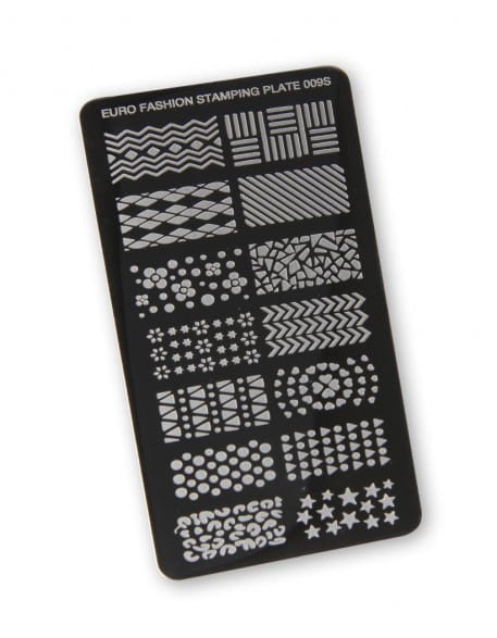 Płytka do stempli Euro Fashion Nail Art Stamping Plate - 009S
