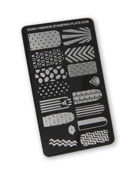 Płytka do stempli Euro Fashion Nail Art Stamping Plate - 010S