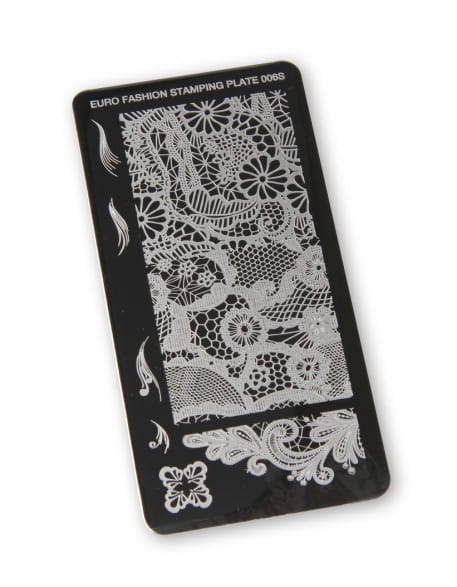 Płytka do stempli Euro Fashion Nail Art Stamping Plate - 006S