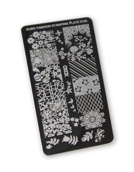 Płytka do stempli Euro Fashion Nail Art Stamping Plate - 012S