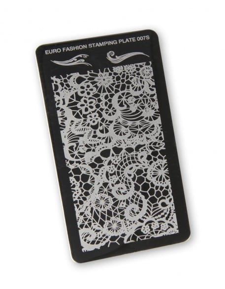 Płytka do stempli Euro Fashion Nail Art Stamping Plate - 007S