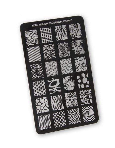 Płytka do stempli Euro Fashion Nail Art Stamping Plate - 001B