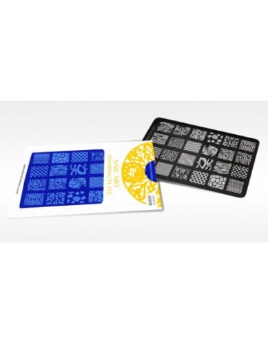 Płytka do stempli Euro Fashion Nail Art Stamping Plate - 001B