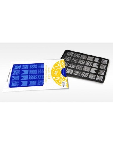 Płytka do stempli Euro Fashion Nail Art Stamping Plate - 002B