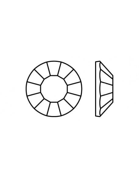 Cyrkonie Preciosa Rhinestones ss 5 - 16 - Aquamarine