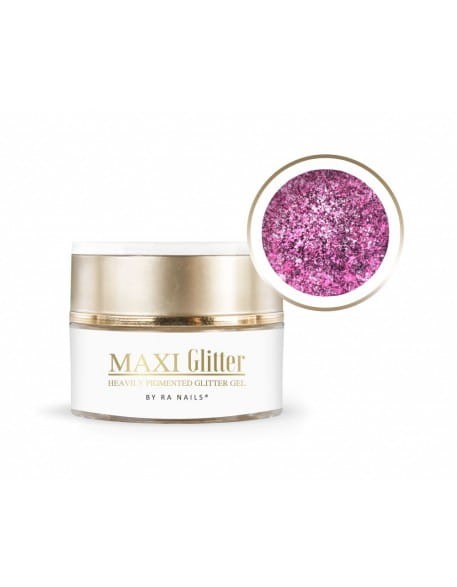 Żel brokatowy RaNails Maxi Glitter UV/LED Gel 5g - Glitter Girl