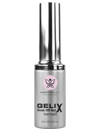 Top do manicure hybrydowego ImpressioNails Gelix Top Coat 10 ml