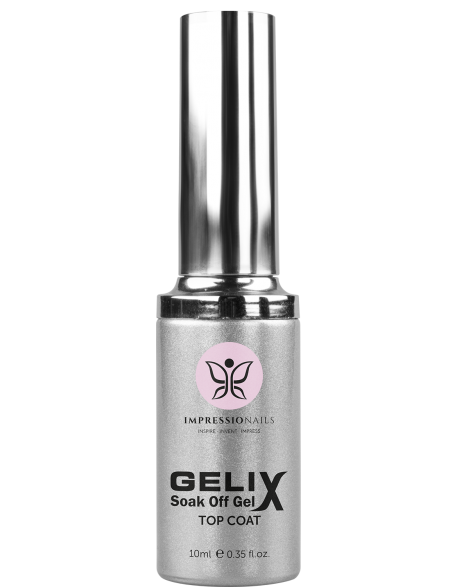 Top do manicure hybrydowego ImpressioNails Gelix Top Coat 10 ml