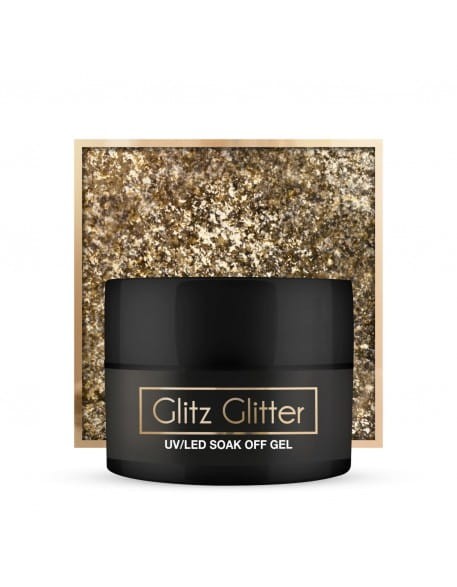 Żel brokatowy Elegance Glitz Glitter UV/LED Gel 5g - At All Costs