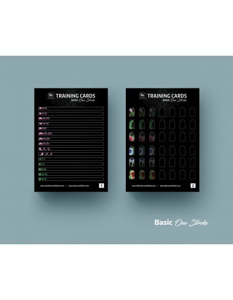 Karty do ćwiczeń Euro Fashion Training Cards - Basic One Stroke