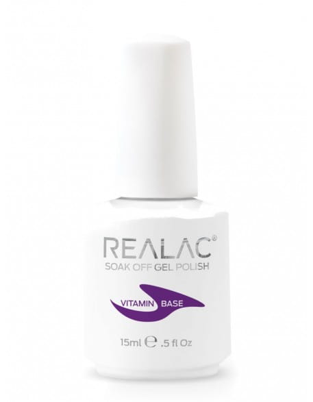 Baza witaminowa do manicure hybrydowego REALAC VITAMIN BASE 15 ml