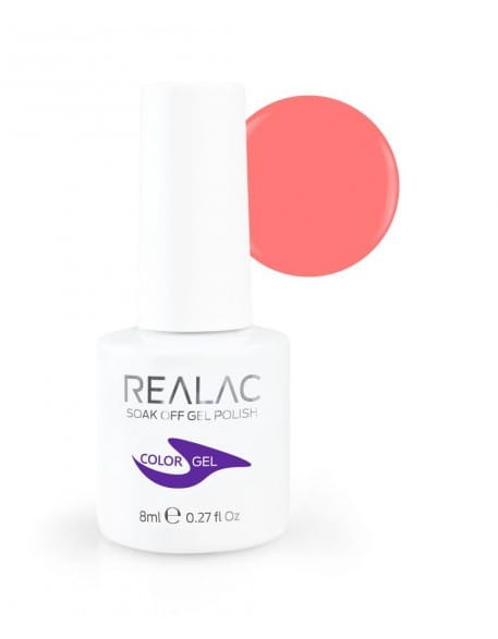 Żellakier Realac Soak Off Gel Polish 8ml - 108 - Rum Runner