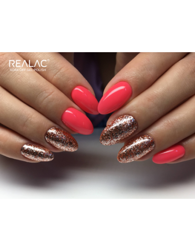 Żellakier Realac Soak Off Gel Polish 8ml - 108 - Rum Runner