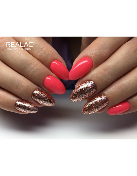 Żellakier Realac Soak Off Gel Polish 8ml - 108 - Rum Runner