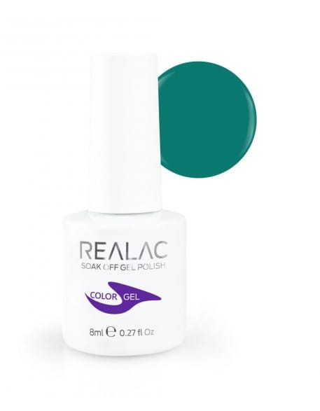 Żellakier Realac Soak Off Gel Polish 8ml - 110 - Blue Lagoon