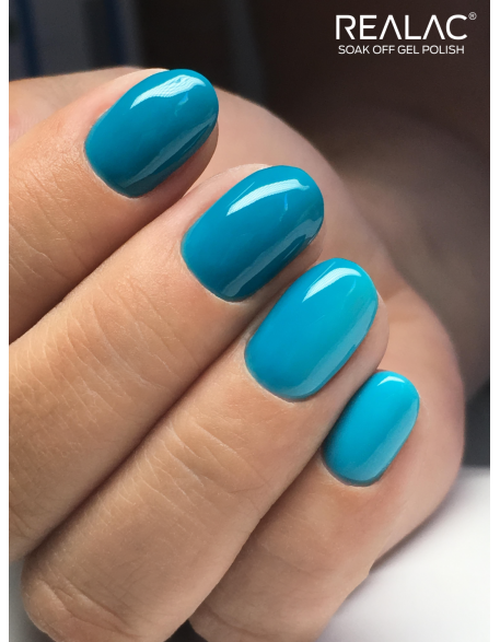 Żellakier Realac Soak Off Gel Polish 8ml - 110 - Blue Lagoon