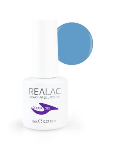 Żellakier Realac Soak Off Gel Polish 8ml - DENIM Collection - 139 - MeLena
