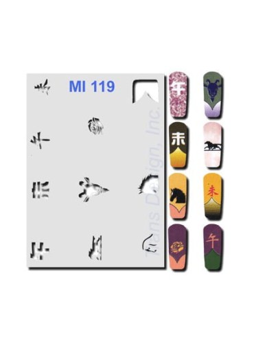 Szablon do pistoletu  MI119