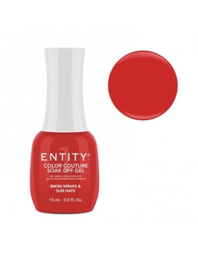 Żel ENTITY One Color Couture Soak Off Gel Enamel Resort Wear Collection 15ml - Bikini Wraps &amp; Sun Hats