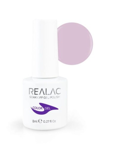 Żellakier Realac Soak Off Gel Polish 8ml - 124 - Sensitive&amp;Gentle