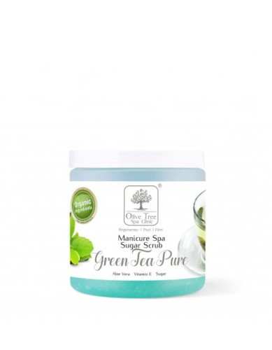 Peeling cukrowy Olive Tree Spa Clinic Sugar Scrub Green Tea Pure 400g