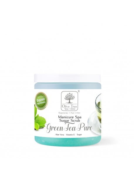 Peeling cukrowy Olive Tree Spa Clinic Sugar Scrub Green Tea Pure 400g