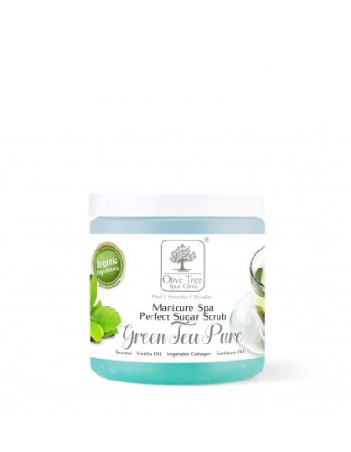 Peeling cukrowy Olive Tree Spa Clinic Perfect Sugar Scrub Green Tea Pure 450g