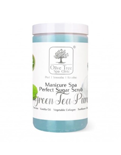 Peeling cukrowy Olive Tree Spa Clinic Perfect Sugar Scrub Green Tea Pure 1000g