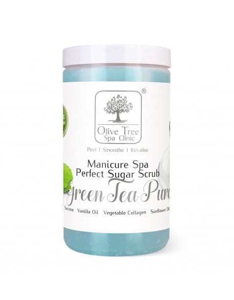 Peeling cukrowy Olive Tree Spa Clinic Perfect Sugar Scrub Green Tea Pure 1000g