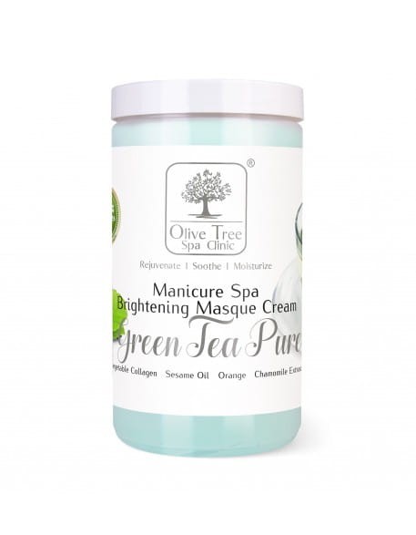 Maska Krem Olive Tree Spa Clinic Brightening Masque Cream Green Tea Pure 800g