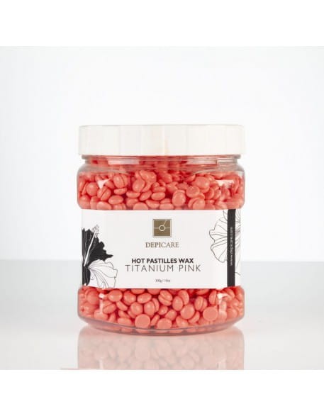 Wosk w drażetkach Depi Care Pastilles Hot Wax 300g - Titanium Pink