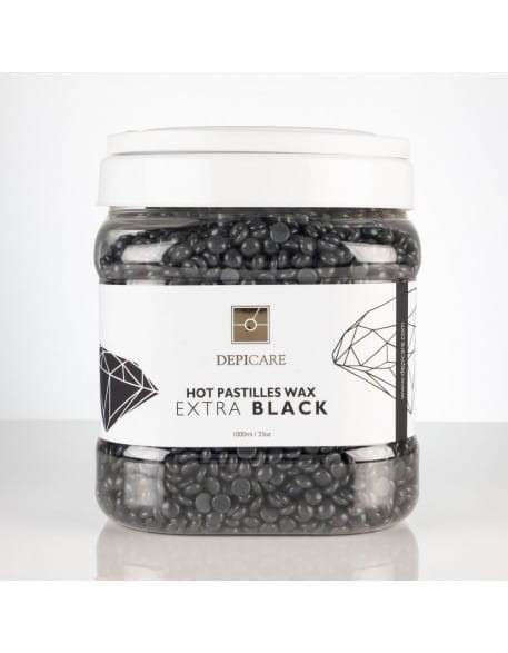 Wosk w drażetkach Depi Care Pastilles Hot Wax 1000ml - Extra Black