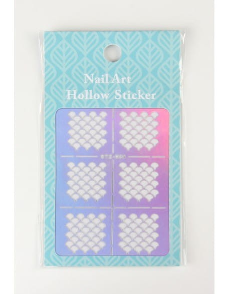 Szablon do Airbrush'a Nail Art Hollow Sticker - STZ-K01