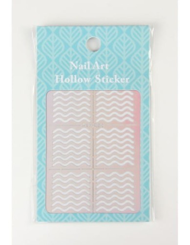 Szablon do Airbrush'a Nail Art Hollow Sticker - STZ-K04