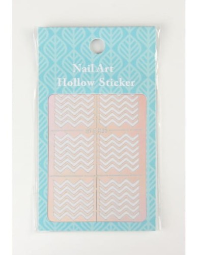 Szablon do Airbrush'a Nail Art Hollow Sticker - STZ-K03