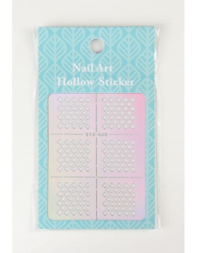 Szablon do Airbrush'a Nail Art Hollow Sticker - STZ-K06