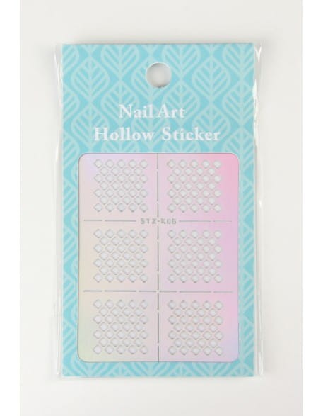 Szablon do Airbrush'a Nail Art Hollow Sticker - STZ-K06