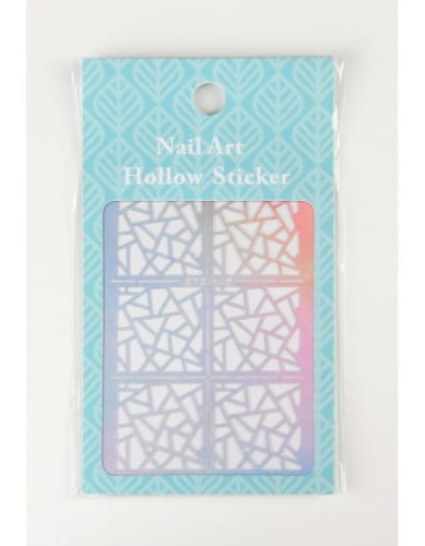 Szablon do Airbrush'a Nail Art Hollow Sticker - STZ-K08