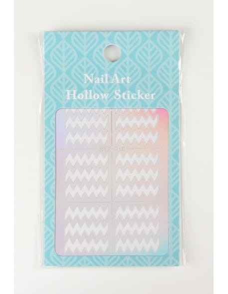 Szablon do Airbrush'a Nail Art Hollow Sticker - STZ-K010