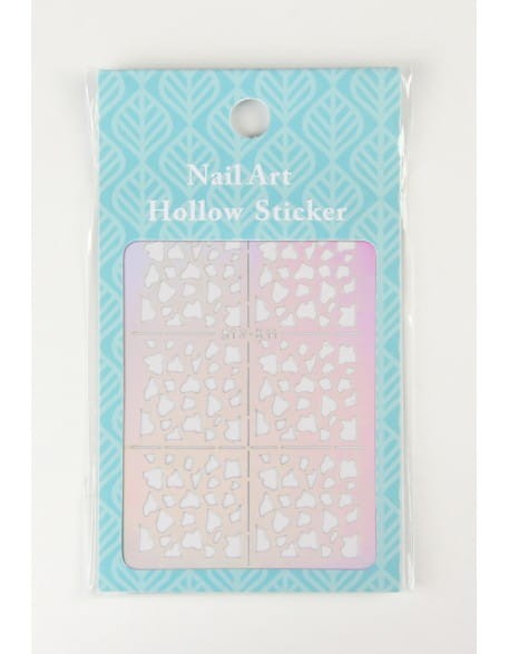 Szablon do Airbrush'a Nail Art Hollow Sticker - STZ-K011