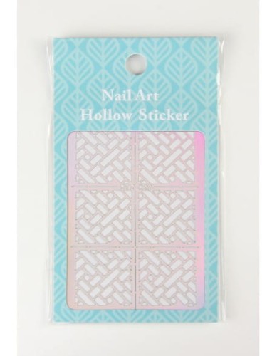 Szablon do Airbrush'a Nail Art Hollow Sticker - STZ-K012