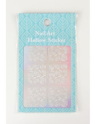 Szablon do Airbrush'a Nail Art Hollow Sticker - STZ-K013
