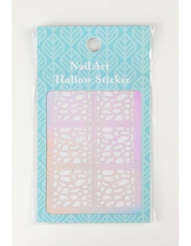 Szablon do Airbrush'a Nail Art Hollow Sticker - STZ-K015