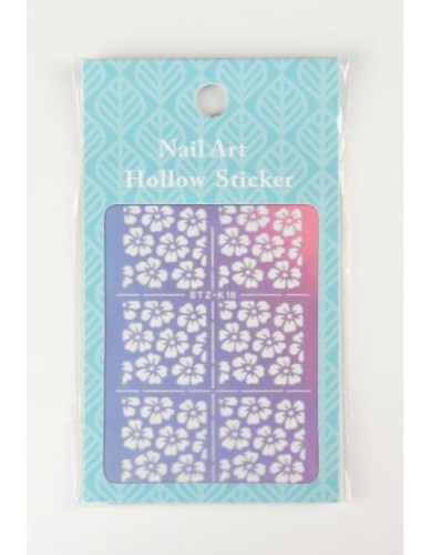 Szablon do Airbrush'a Nail Art Hollow Sticker - STZ-K016