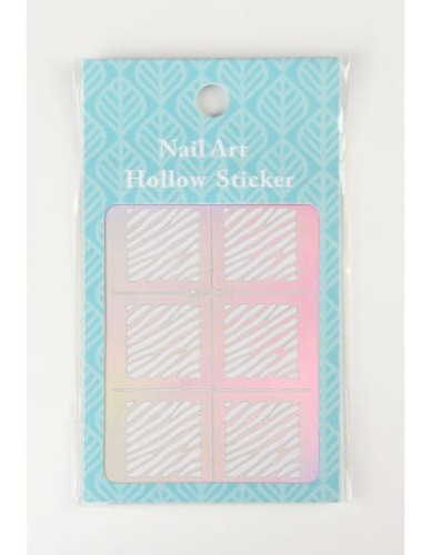 Szablon do Airbrush'a Nail Art Hollow Sticker - STZ-K017