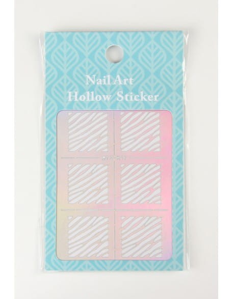 Szablon do Airbrush'a Nail Art Hollow Sticker - STZ-K017