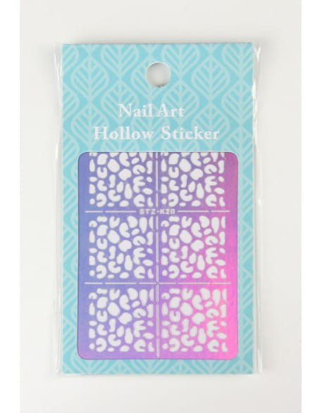 Szablon do Airbrush'a Nail Art Hollow Sticker - STZ-K020